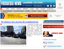 Tablet Screenshot of freguesianews.com.br